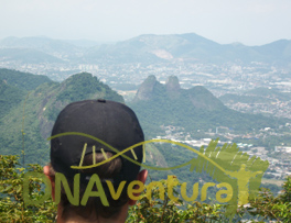 Visual do Dois Irmãos a partir da Pedra Rosilha no Parque Estadual da Pedra Branca