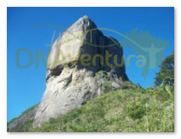 Rosto do Imperador na trilha da Pedra da Gávea